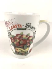 Lissom Design My Teachers * Play*Learn*Share*Grow Porcelain Mug, 12-Ounces