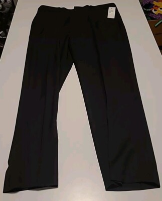 NWT Axist Men's Dress Pants Size 36x30 Black Superior Ultra Series Pleated