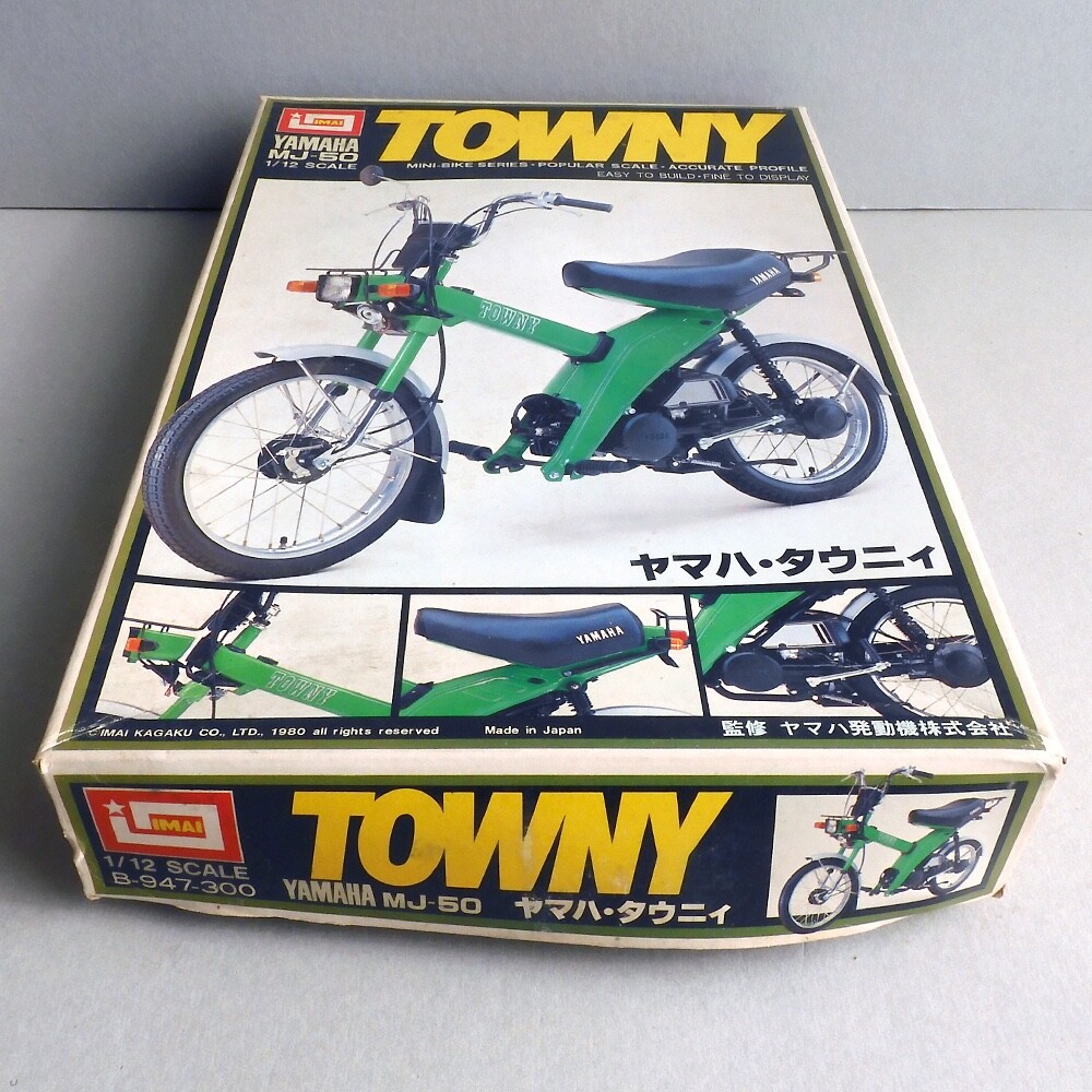 Vintage YAMAHA TOWNY MJ-50 BIKE Motorcycle 1:12 IMAI Plastic