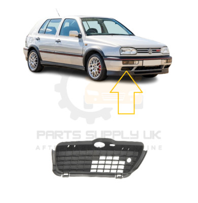 NEU Für Volkswagen Golf MK3 III 1992-1998 Front Radeinfassung Rechts Unten Grill