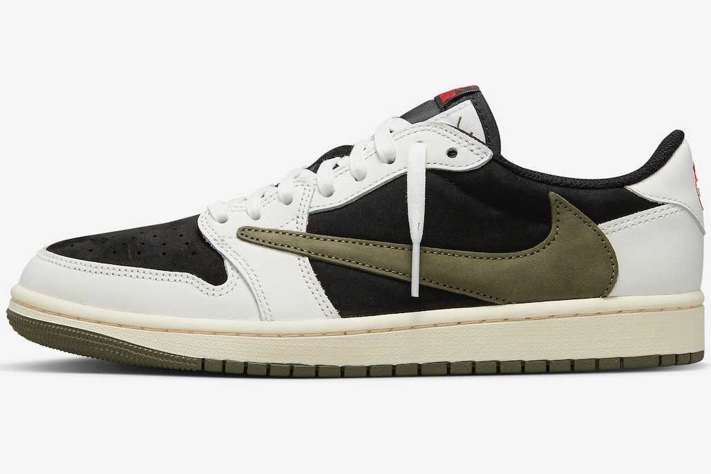 Travis Scott × Nike WMNS Air Jordan 1 Low OG Medium Olive Travis Scott × Nike WMNS Air Jordan 1 Low OG Medium Olive