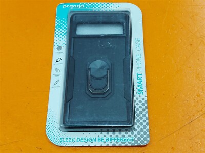       Shockproof Slim Case w Ring Stand for Google Pixel 7 Black