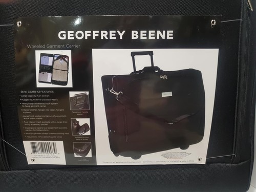 GEOFFREY BEENE GB280-42 Rolling Garment Carrier 22" X 8" X 23" - Picture 2 of 5