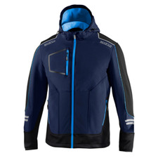SPARCO 02412 GIUBBOTTO NEW 2024 SOFT-SHELL TECH YORK BLUE MARINE/AZZURRO