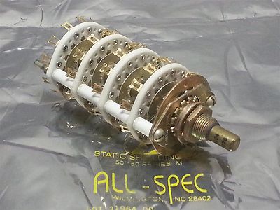 Electro-Line Aircraft 28VDC 115VAC Rotary Switch # S6170-90143-9 For Sikorsky