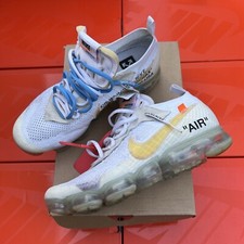 Nike x OFF-WHITE The Ten 10 AIR VAPORMAX FK 2017 USED Sz 10.5 AA3831 100