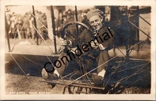 Real Photo Aviator Art Smith Bird Boy Plane Panama Pacific Exposition Expo N431