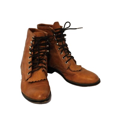 Texas Lace-Up Kiltie Boot s-l400.jpg main image 4