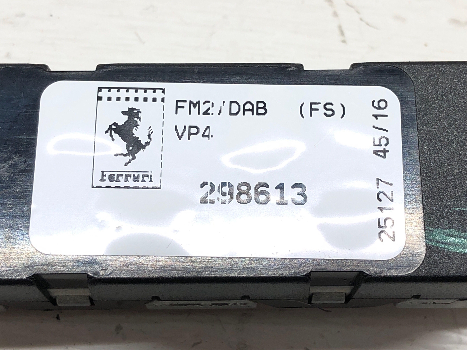 2017-2020 FERRARI GTC4LUSSO FM2 DAB ANTENNA AMPLIFIER 298613 OEM