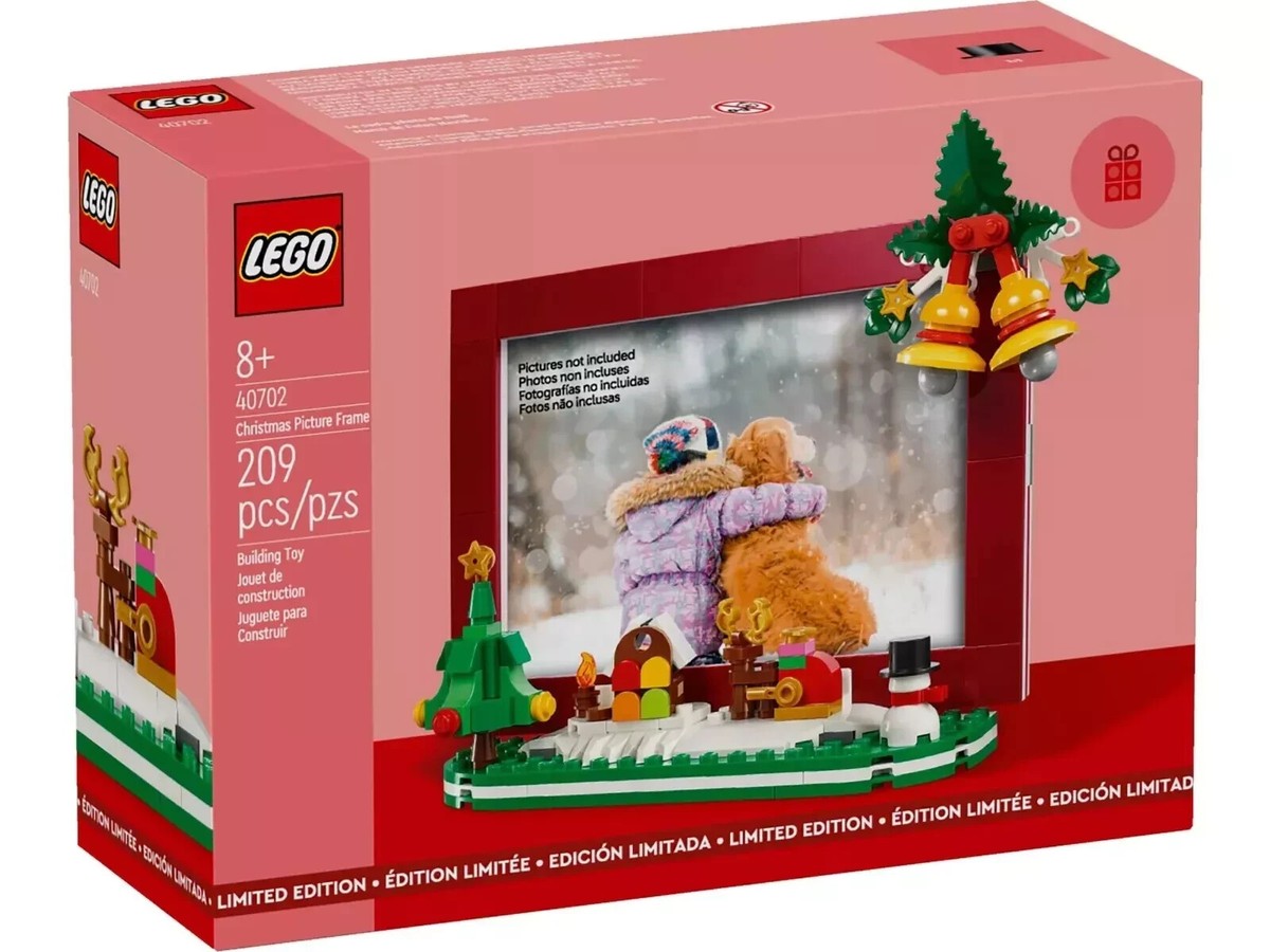 LEGO 40702 Christmas Picture Frame Set 209 PCs Winter Holiday