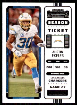 2022 Panini Contenders Austin Ekeler Football Cards #73