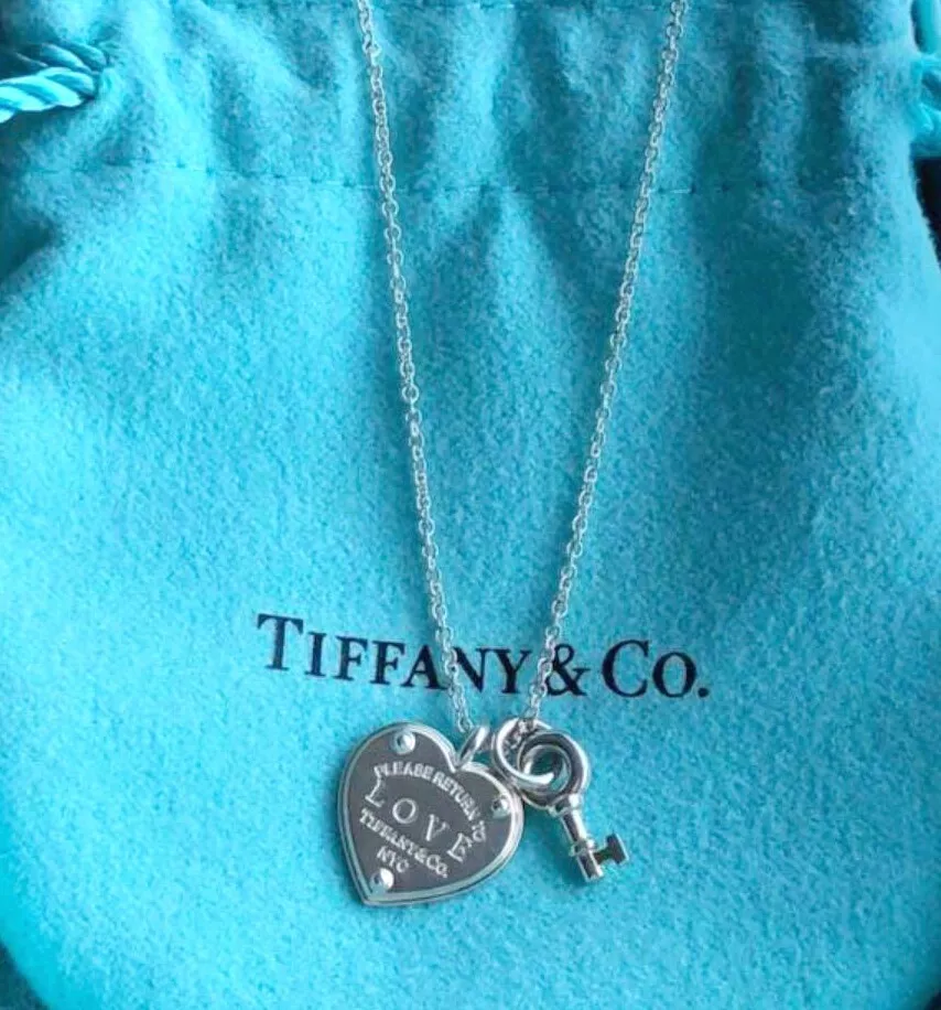 Tiffany & Co Heart Key Necklace