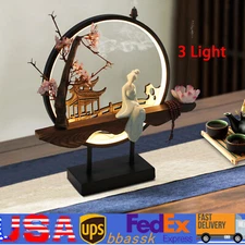 Incense Burner Holder 3 Gear Led Night Light Ceramic Backflow Incense Decoration