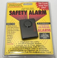 The Amazing Safety Alarm Up To 2 Hours Continuous Siren 130 db Ear Piercing NEW!