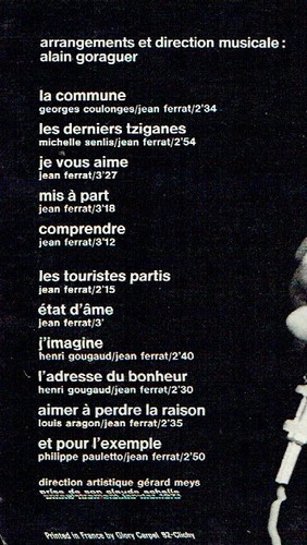 33 tours Jean FERRAT Disque Vinyle LP 12" LA COMMUNE -BARCLAY 80427 Frais Reduit - Picture 2 of 6