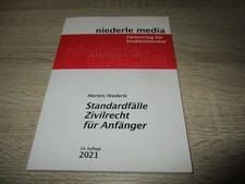 Niederle Media Standardfälle Zivilrecht für Anfänger 14.Auflage 2021