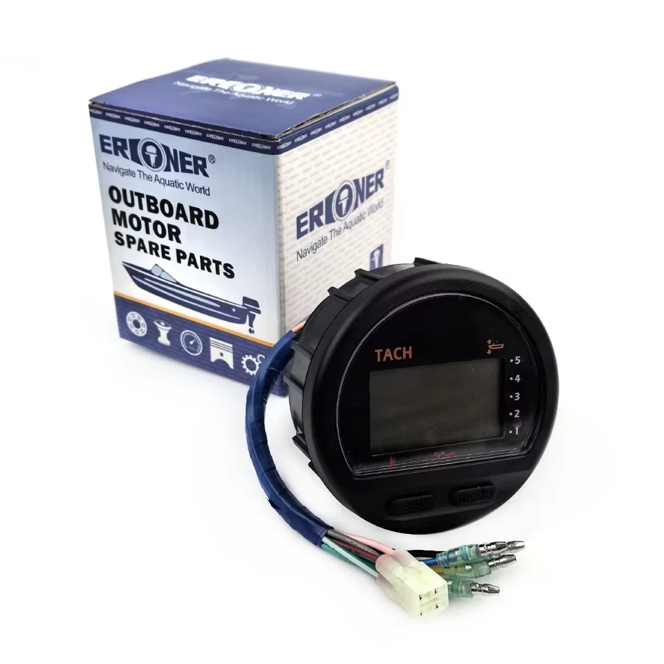 6Y5-8350T-20-00 Digital Multi-Function Gauge Tachometer Tach For Yamaha Outboard - Image 2 of 4