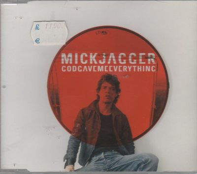 MICK JAGGER ROLLING STONES GOD GIVE ME EVERYTHING CD SINGLE NEUWERTIG!!!