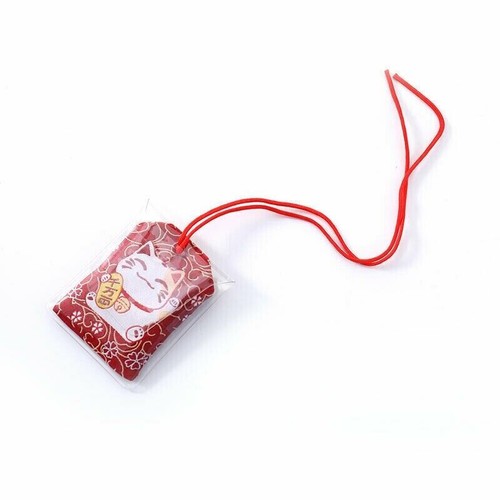Fortune Success Kid Pendant Acdemic WorkGod Neko of Wealth Gift Omamori Maneki - Picture 19 of 20
