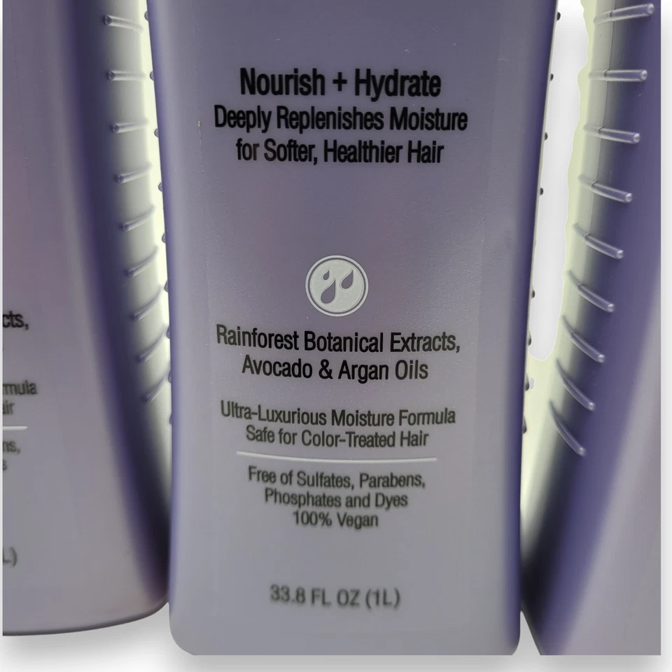 Kirkland Moisture Shampoo 4-Pack 33.8 oz Each, Vegan & Color Safe - Image 3 of 4