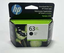 HP Hewlett Packard 63XL Black Copier Printer Ink Exp Mar 2024 03/24 NIB Sealed