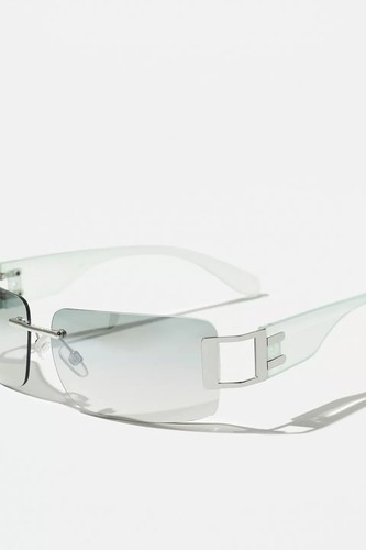 urban outfitters MAXINE Y2K RIMLESS SUNGLASSES 70% Off RRP - Picture 4 of 4