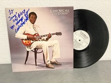 Autographed CASH McCALL  CASH UP FRONT Signed Vinyl LP (1988) NM  Stone Records