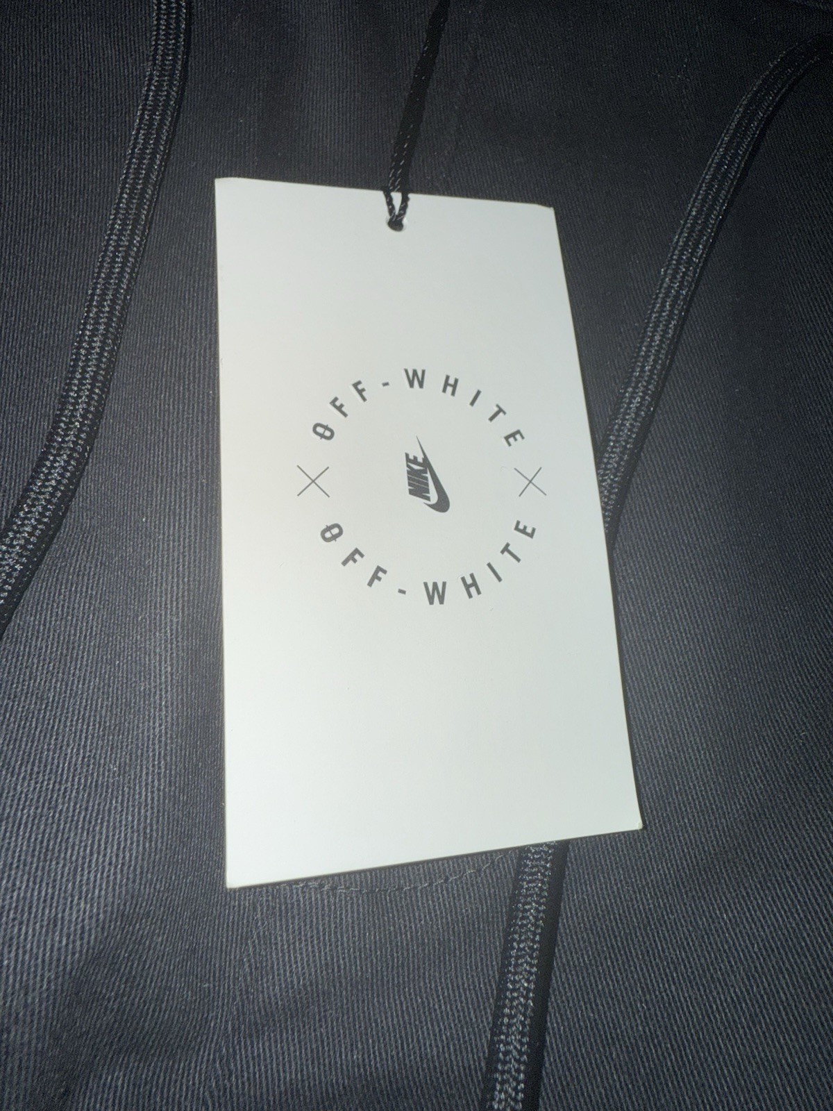 OFF WHITE X NIKE [CU2500 010] Pantalone Uomo Nike x Off White Nuovo con etichette Taglia XS