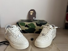 🔥Men’s A Bathing Ape Bapesta Low x Highsnobiety Ivory🔥 UK 7.5/US 8.5🔥