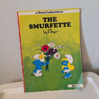 The Smurfette by Peyo - Smurf adventure #2 - 1978 paperback edition - Excellent