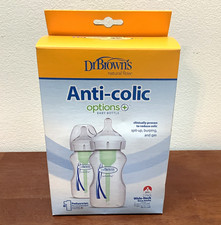 Dr. Brown's Options Wide Neck Anti-Colic Bottles Slow Flow 9oz 2-Pack