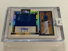 2024 Panini Three & Two Yovanny Rodriguez 8/49 Rookie Patch Auto Mets SP ZC1
