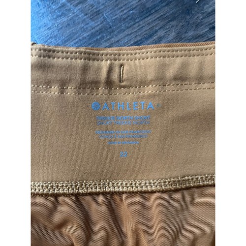 Athleta Women's Trekkie North Short Cattail Brown Orange Size 22 NWT - Picture 3 of 8