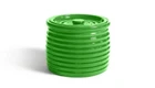 BAUER POTTERY RINGWARE SPICE JAR MEDIUM PARROT GREEN  6" X 4.5" NEW $75 RETAIL