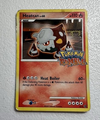 Heatran Pokemon Rumble Promo 4/16 (2009) English Damaged