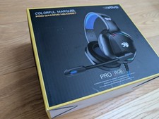 IMYB A36 Gaming Headset with Mic - Black & Blue - Compatible with PC, PS5 & Xbox