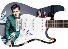 Mark Ronson English DJ Autographed 1/1 Custom Graphics Photo Guitar ACOA