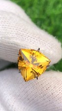 Precision Cut Trillion Natural Citrine