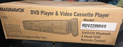 Magnavox DV220MW9 DVD & Video Cassete Player - SEALED, NEW Refurbished!