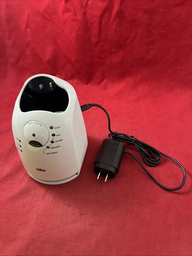 Braun 5675 White Cleaning and Charging Station With Power Cord.