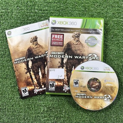 Call Of Duty Modern Warfare 2 Xbox 360 Live - COD MW2 with manual