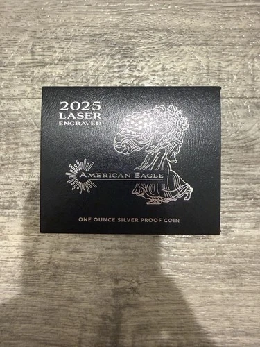 2025 Laser Engraved American Eagle One Ounce Silver Proof Coin *Ships Same Day*