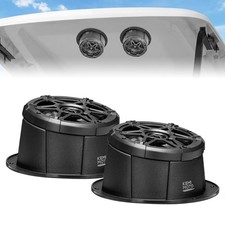 KEMIMOTO 6.5 inch Speaker with Enclosure Pods, No Worry About Speakers Black