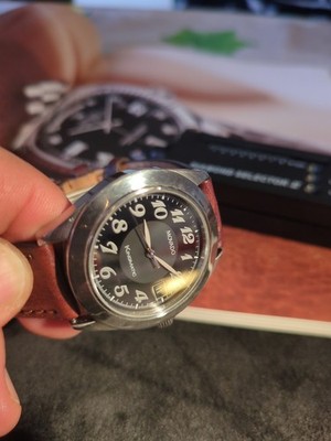 Movado King Matic Herren , Leder und Edelstahlarmband Saphire Glass 