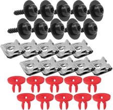 Engine Splash Shield Undertray Cover Kit 10 Sets T30 Torx Screws Nylon Nuts