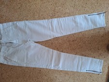 Jeans Hose Jeanshose Damen EDC Esprit Gr 36/28 Skin Fit weiß neu