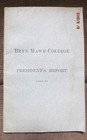 Bryn Mawr College Annual Presidents Report 1889-1890 vintage Founding members — photo 1
