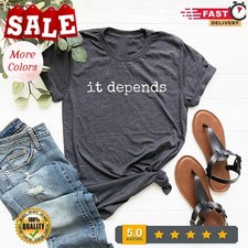 Lawyer Shirt, It Depends, Funny Lawyer Gift, Attorney Gift, Law Student TShir...