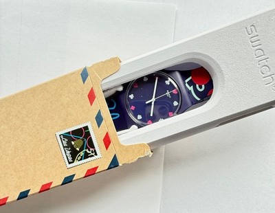 Swatch SUOB716C Destination Special Las Vegas Watch New In Box With Papers Retro