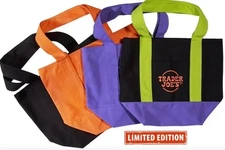 Trader Joe's - Trick Treat - Mini Tote Bags - Set of 4 - Limited Edition